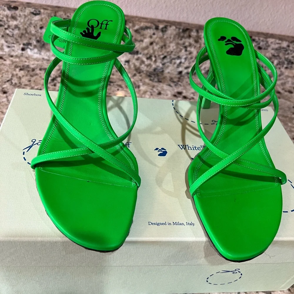 Off-White Heels - Picture 1 of 9